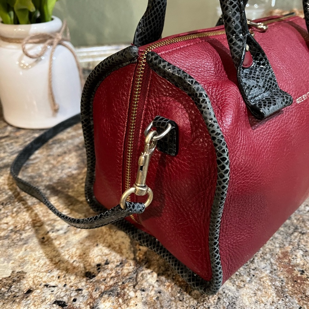 See By Chloe Leather Bowling Bag - Picture 3 of 12